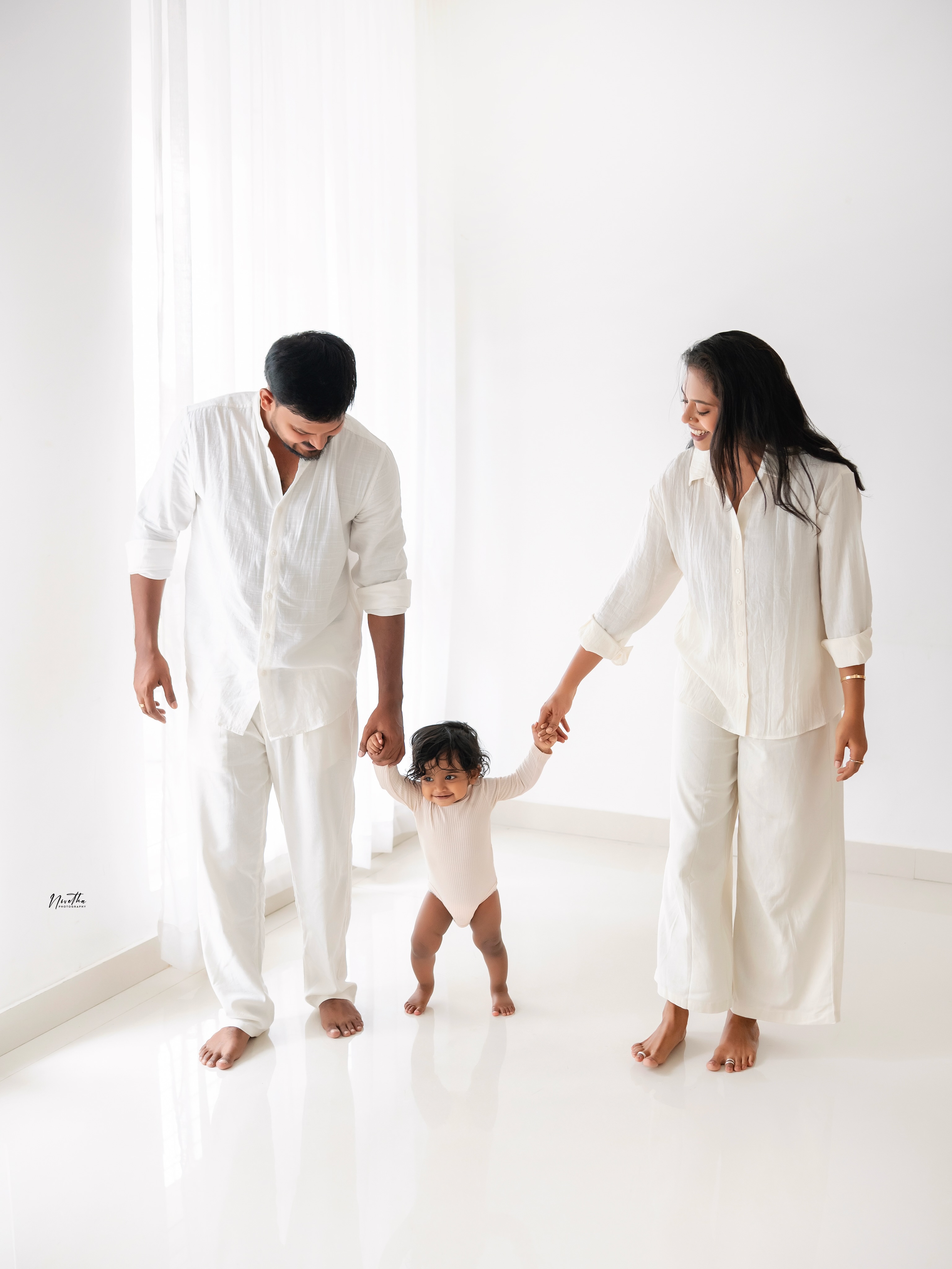 Family walking together